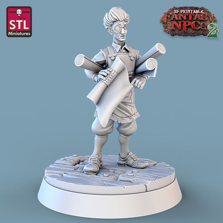 Dungeons & Dragons - STL Miniatures - Cartographers Set