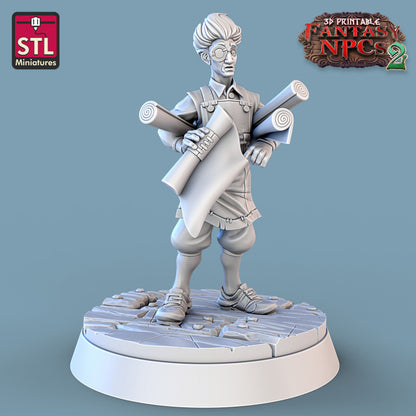 Dungeons & Dragons - STL Miniatures - Cartographers Set