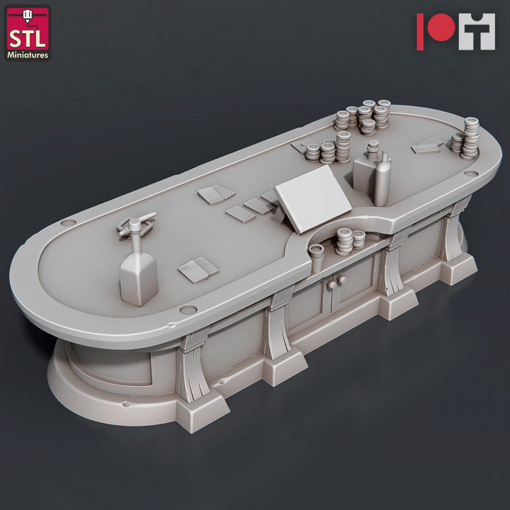 Dungeons & Dragons - STL Miniatures - Casino Set