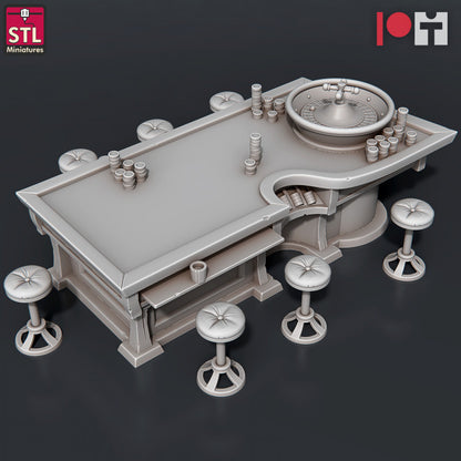 Dungeons & Dragons - STL Miniatures - Casino Set