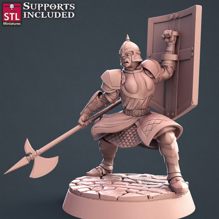 Dungeons & Dragons - STL Miniatures - City Guards Set