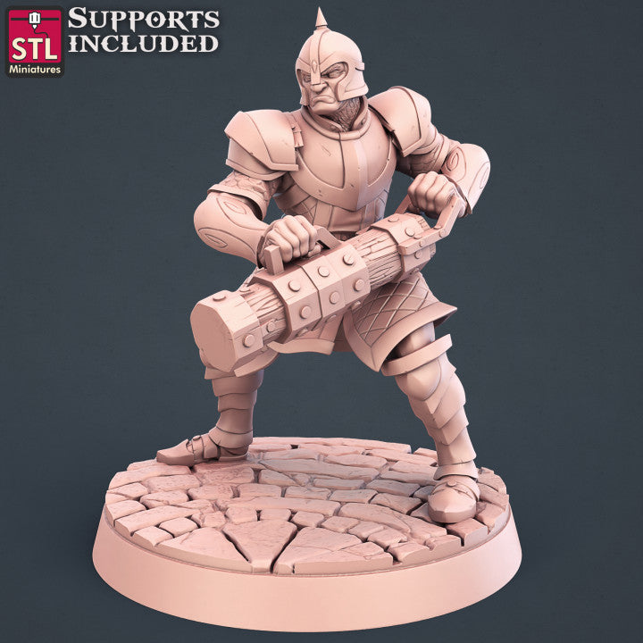 Dungeons & Dragons - STL Miniatures - City Guards Set