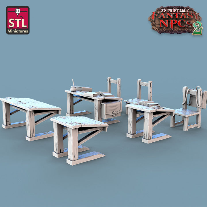 Dungeons & Dragons - STL Miniatures - Classroom Set