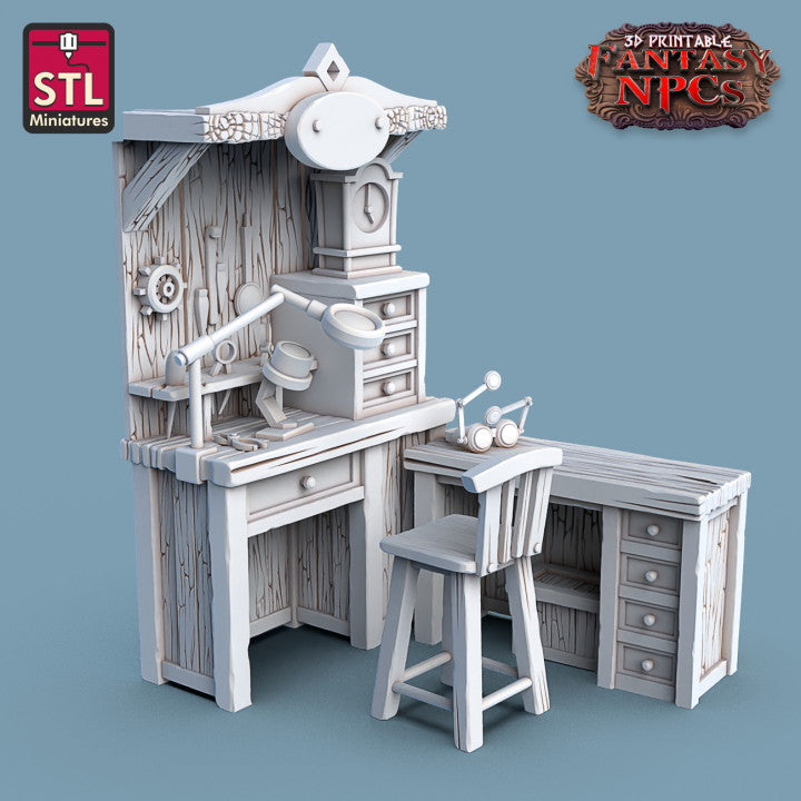 Dungeons & Dragons - STL Miniatures - Clockworkers Set