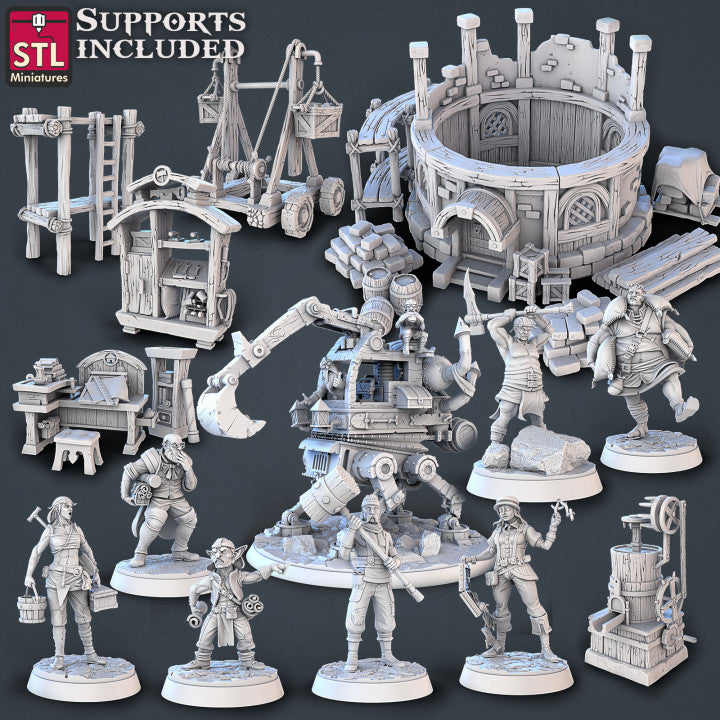 Dungeons & Dragons - STL Miniatures - Constructors Set