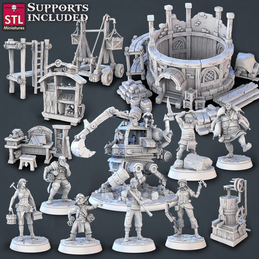 Dungeons & Dragons - STL Miniatures - Constructors Set