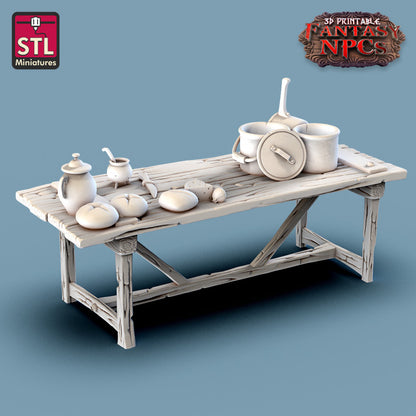 Dungeons & Dragons - STL Miniatures - Cook Set
