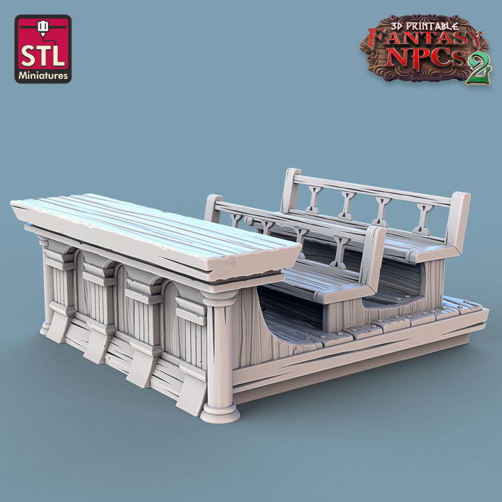 Dungeons & Dragons - STL Miniatures - Magistrate Set