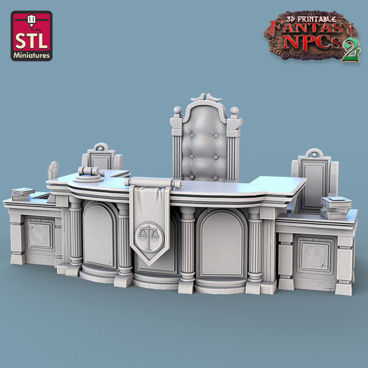 Dungeons & Dragons - STL Miniatures - Magistrate Set