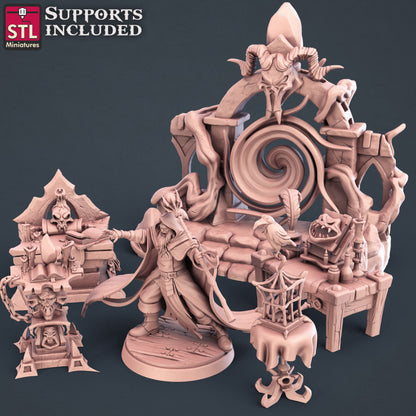 Dungeons & Dragons - STL Miniatures - Darkwizard Set