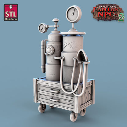 Dungeons & Dragons - STL Miniatures - Dentist Set