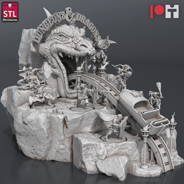 Dungeons & Dragons - STL Miniatures - DnD Tribute Set