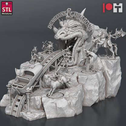 Dungeons & Dragons - STL Miniatures - Tribute to DnD