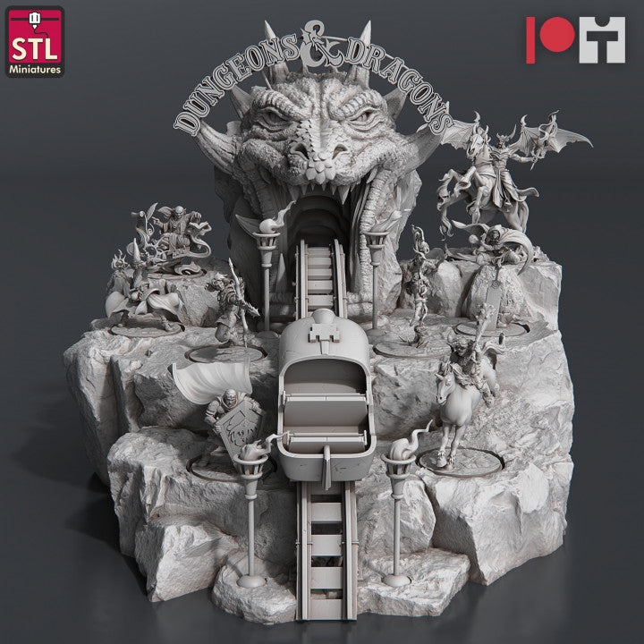 Dungeons & Dragons - STL Miniatures - Tribute to DnD