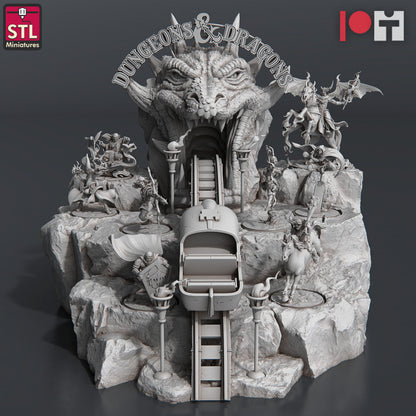 Dungeons & Dragons - STL Miniatures - Tribute to DnD