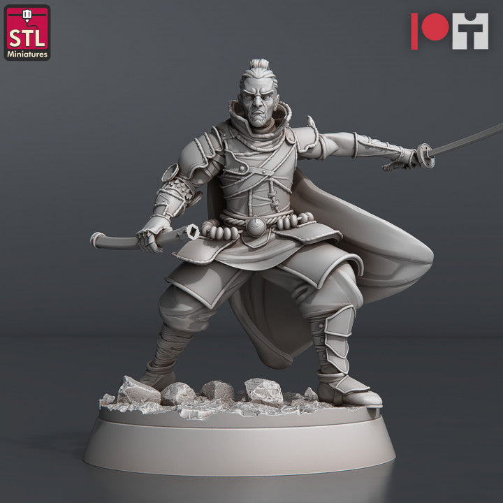 Dungeons & Dragons - STL Miniatures - Dragon Hunters Set