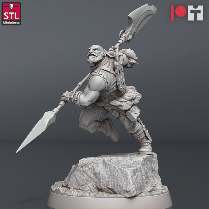 Dungeons & Dragons - STL Miniatures - Dragon Hunters Set