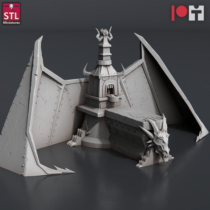 Dungeons & Dragons - STL Miniatures - Dragonborn Blacksmith Set