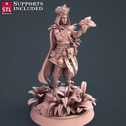 Dungeons & Dragons - STL Miniatures - Druid Set