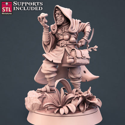 Dungeons & Dragons - STL Miniatures - Druid Set