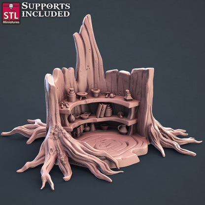 Dungeons & Dragons - STL Miniatures - Druid Set