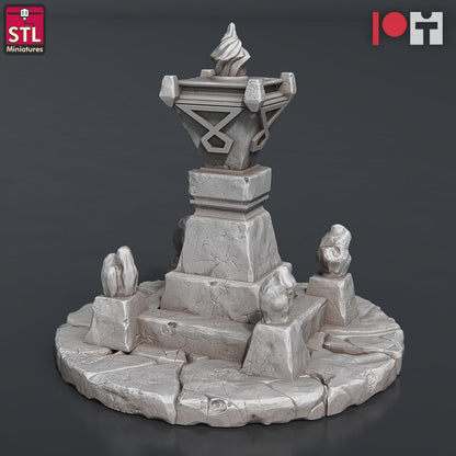 Dungeons & Dragons - STL Miniatures - Dwarven Camp Set