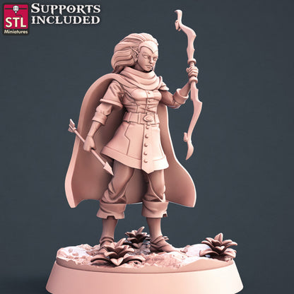 Dungeons & Dragons - STL Miniatures - Elf Archers Set