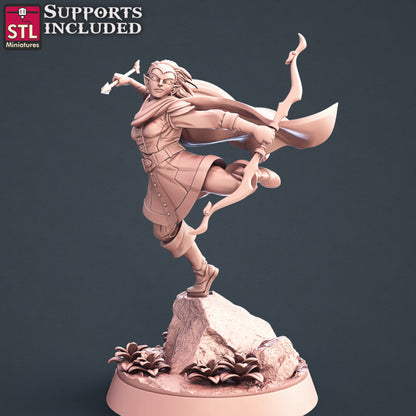 Dungeons & Dragons - STL Miniatures - Elf Archers Set