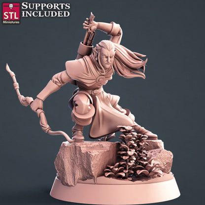 Dungeons & Dragons - STL Miniatures - Elf Archers Set
