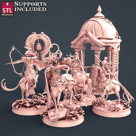 Dungeons & Dragons - STL Miniatures - Centaur Set