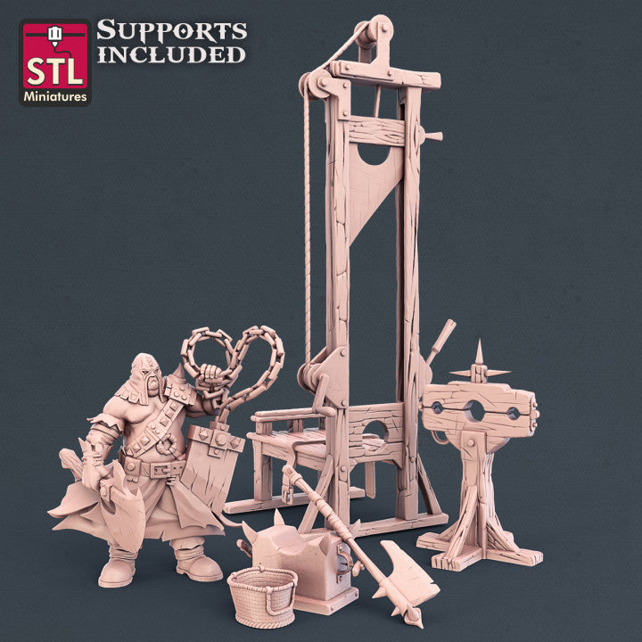 Dungeons & Dragons - STL Miniatures - Executioner Set