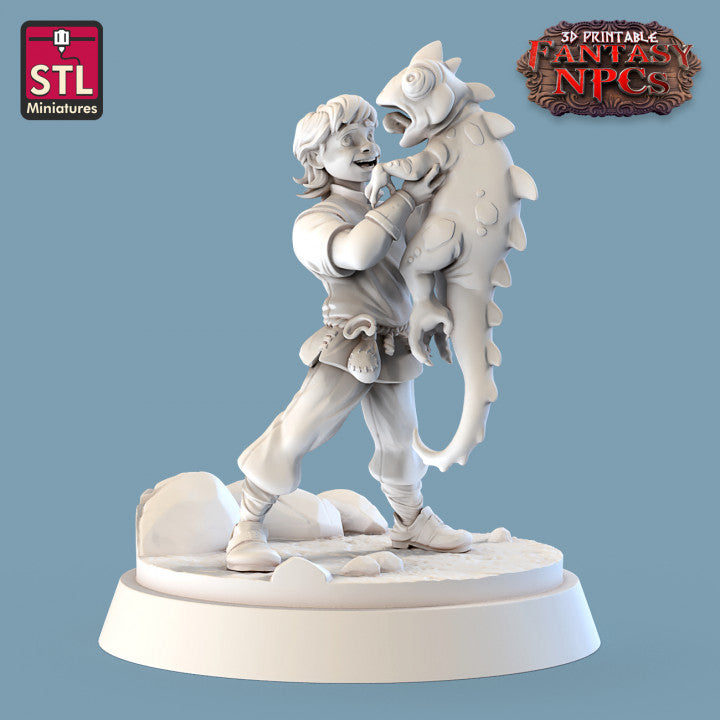 Dungeons & Dragons - STL Miniatures - NPCs (10 Figurer)