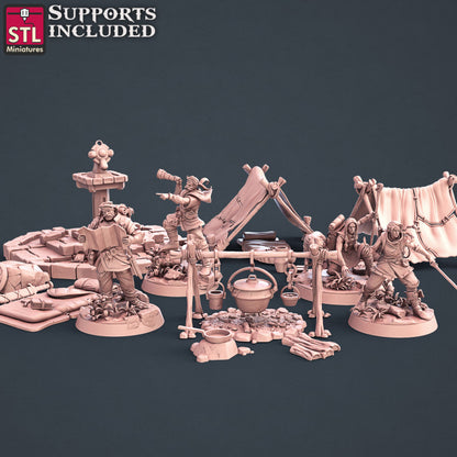 Dungeons & Dragons - STL Miniatures - Explorers Set