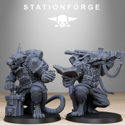 Wargames - Stationforge - GrimGuard - Raticus Squad (10 Figurer)
