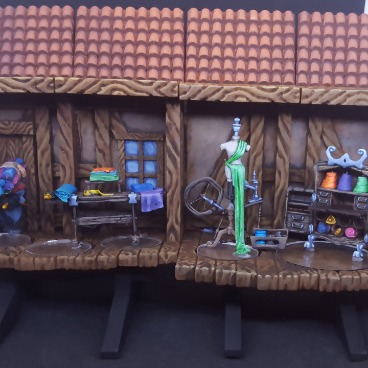 Dungeons & Dragons - STL Miniatures - Fabric Seller Set
