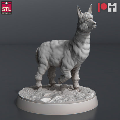 Dungeons & Dragons - STL Miniatures - Farm Animals (10 Figurer)