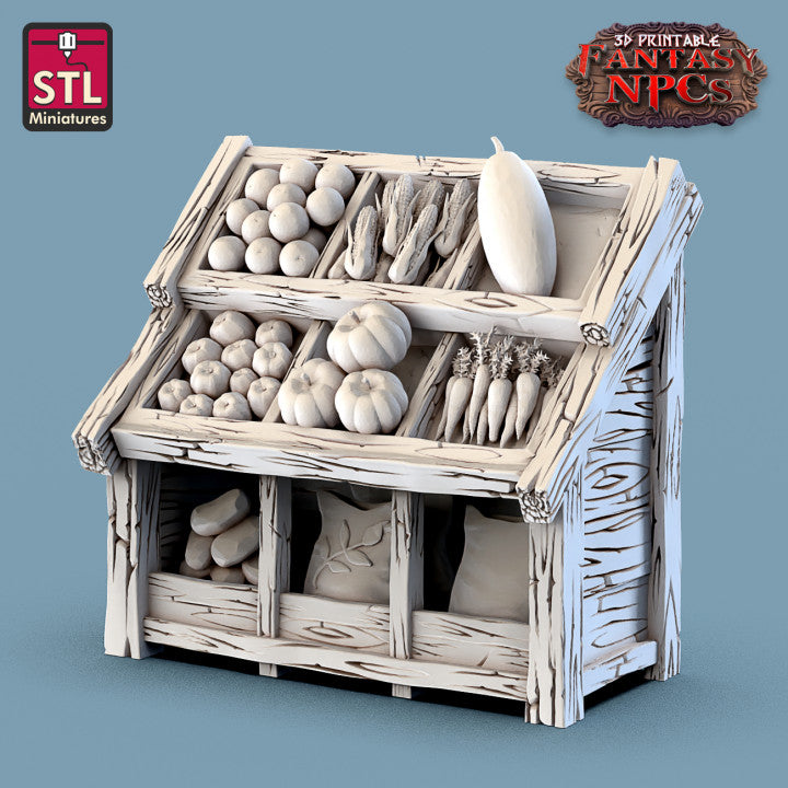 Dungeons & Dragons - STL Miniatures - Farmer Set