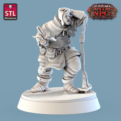 Dungeons & Dragons - STL Miniatures - Farmer Set