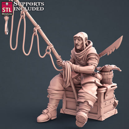 Dungeons & Dragons - STL Miniatures - Fisherman Set