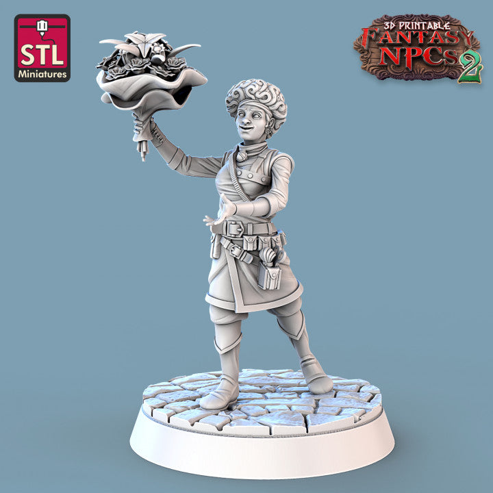 Dungeons & Dragons - STL Miniatures - Florist Set