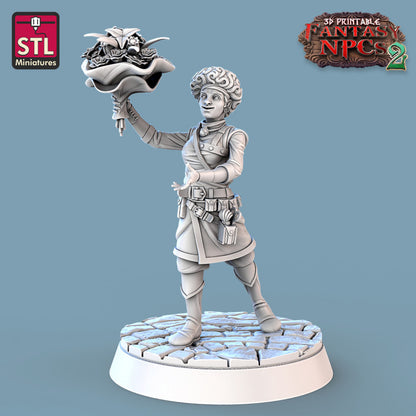 Dungeons & Dragons - STL Miniatures - Florist Set