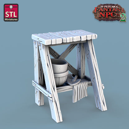 Dungeons & Dragons - STL Miniatures - Florist Set