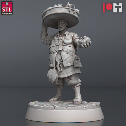 Dungeons & Dragons - STL Miniatures - Food Vendors Set