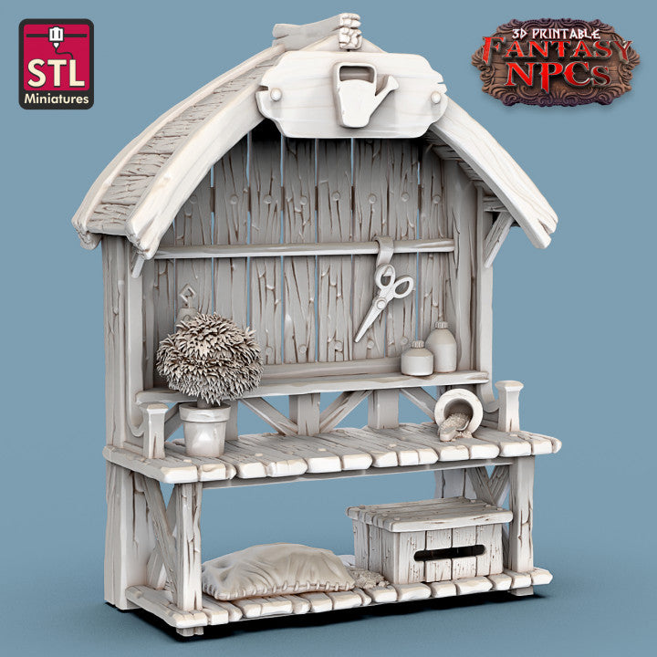 Dungeons & Dragons - STL Miniatures - Gardener Set