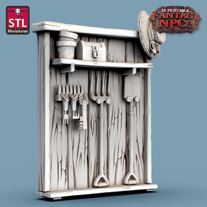 Dungeons & Dragons - STL Miniatures - Gardener Set