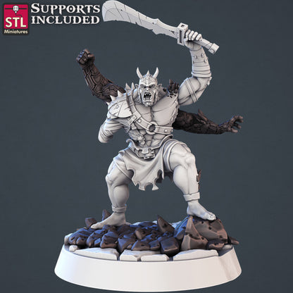 Dungeons & Dragons - STL Miniatures - Genasi Set