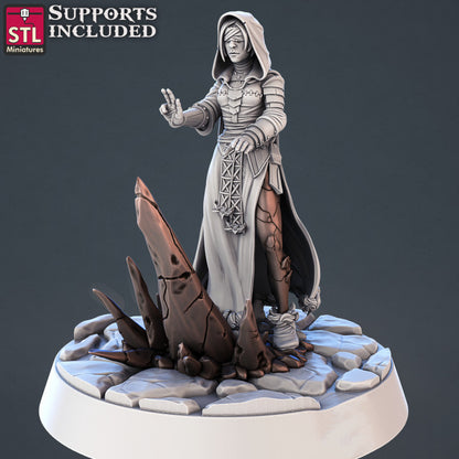 Dungeons & Dragons - STL Miniatures - Genasi Set