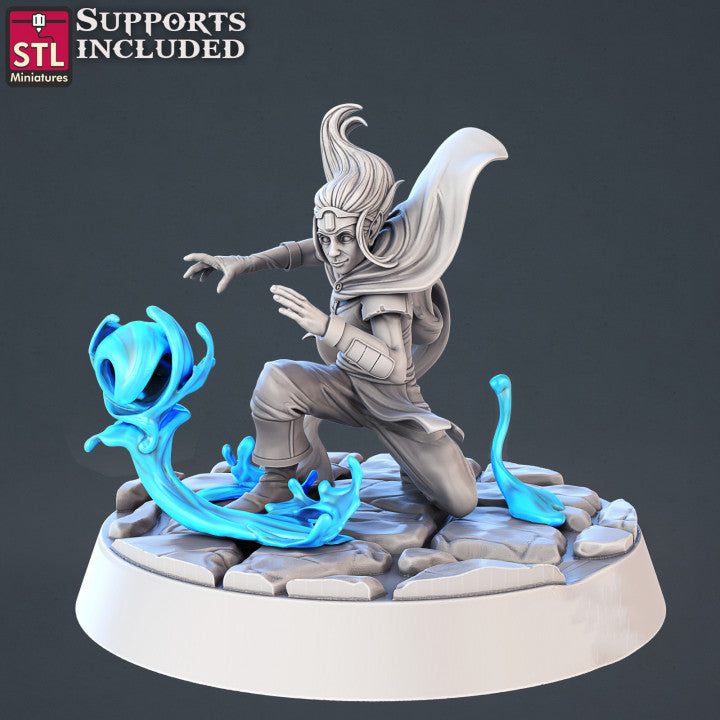 Dungeons & Dragons - STL Miniatures - Genasi Set