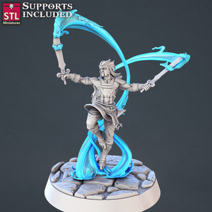 Dungeons & Dragons - STL Miniatures - Genasi Set