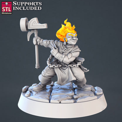Dungeons & Dragons - STL Miniatures - Genasi Set